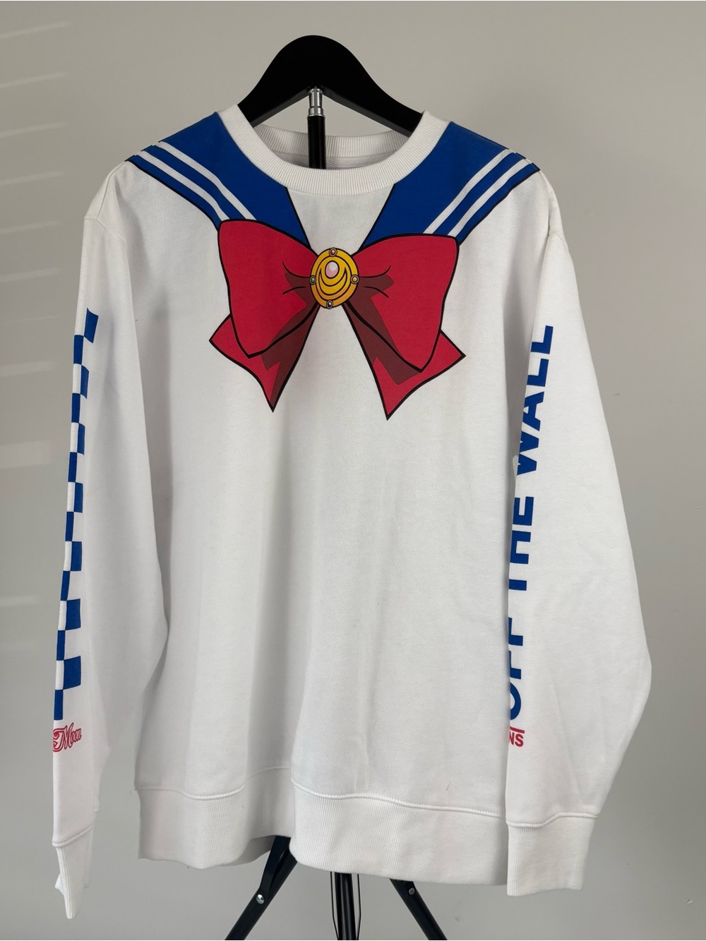 VANS X PRETTY GUARDIAN SAILOR MOON COLLAB BFF CREW FLEECE SWEATER Womens S NWT